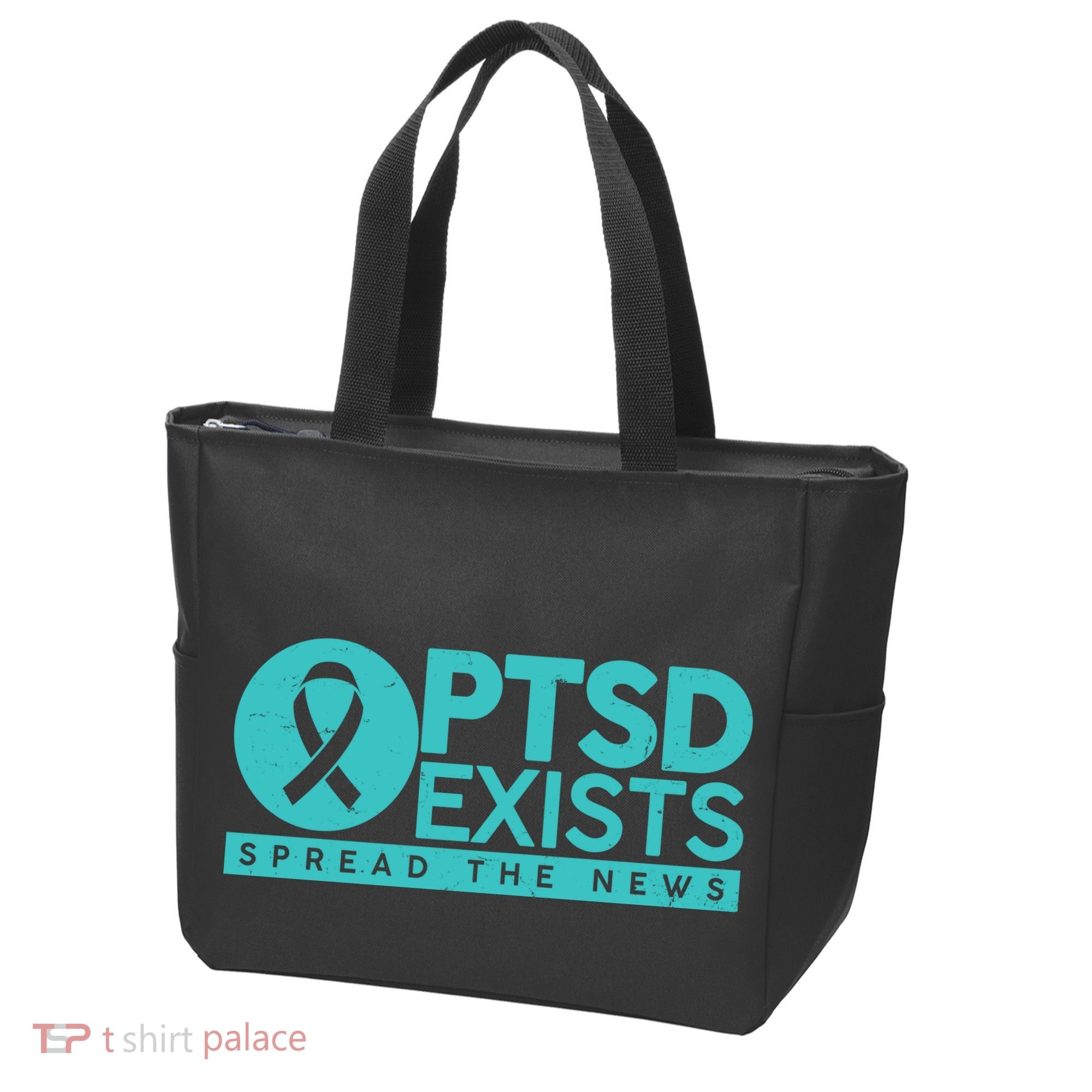 PTSD Exists Spread The News Tote Bag