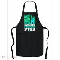 PTSD Flag Not All Wounds Are Visible Apron thumb 0