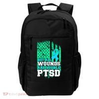 PTSD Flag Not All Wounds Are Visible Backpack thumb 0