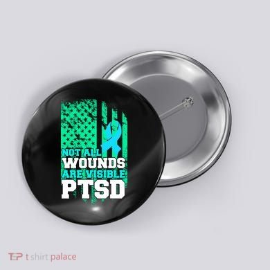 PTSD Flag Not All Wounds Are Visible Button