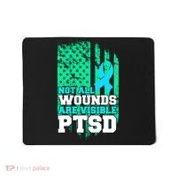 PTSD Flag Not All Wounds Are Visible Mousepad thumb 0