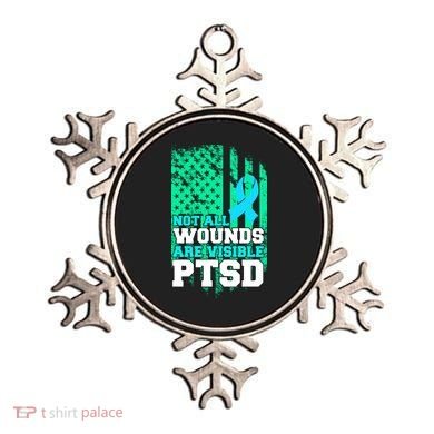 PTSD Flag Not All Wounds Are Visible Ornament