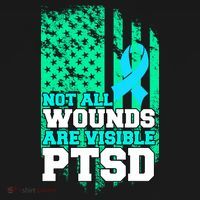 PTSD Flag Not All Wounds Are Visible Toddler T-Shirt thumb 4