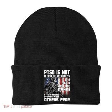 PTSD Is Not A Sign Of Weakness Support Military Troops Beanie