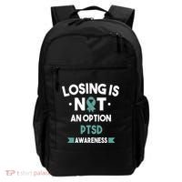 PTSD Losing Is Not An Option Backpack thumb 0