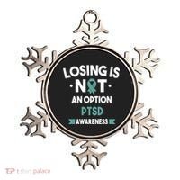 PTSD Losing Is Not An Option Ornament thumb 0