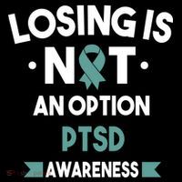 PTSD Losing Is Not An Option Baby Bodysuit thumb 2