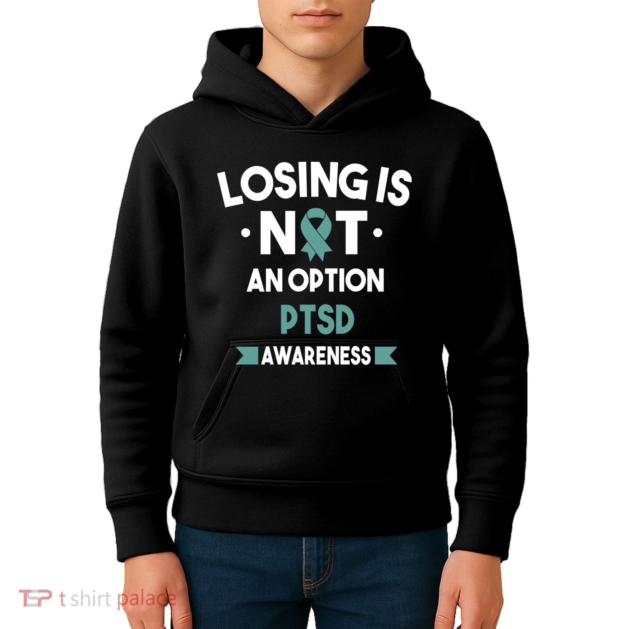 PTSD Losing Is Not An Option Kids Hoodie