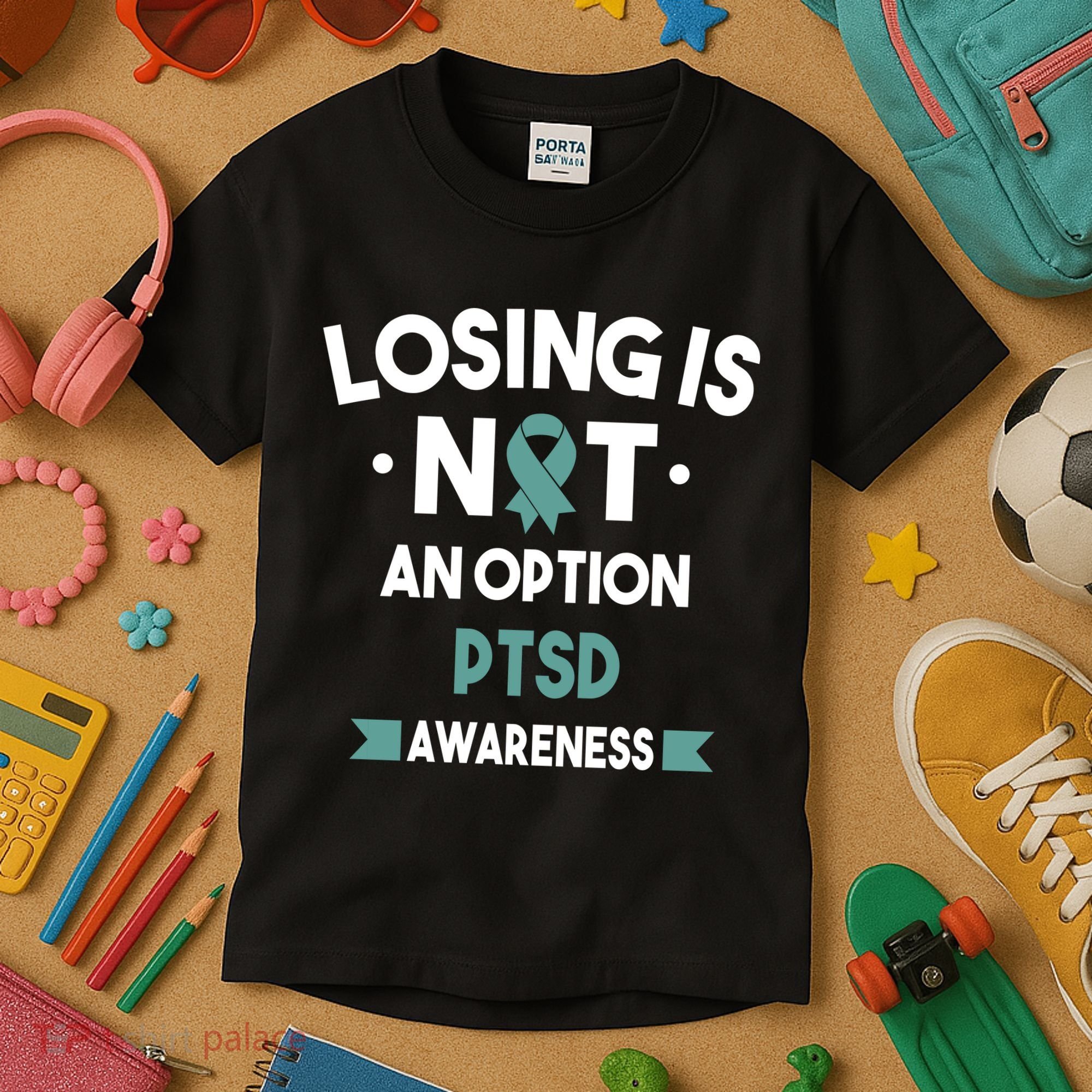 PTSD Losing Is Not An Option Kids T-Shirt