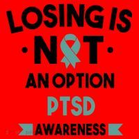 PTSD Losing Is Not An Option Santa Hat thumb 1