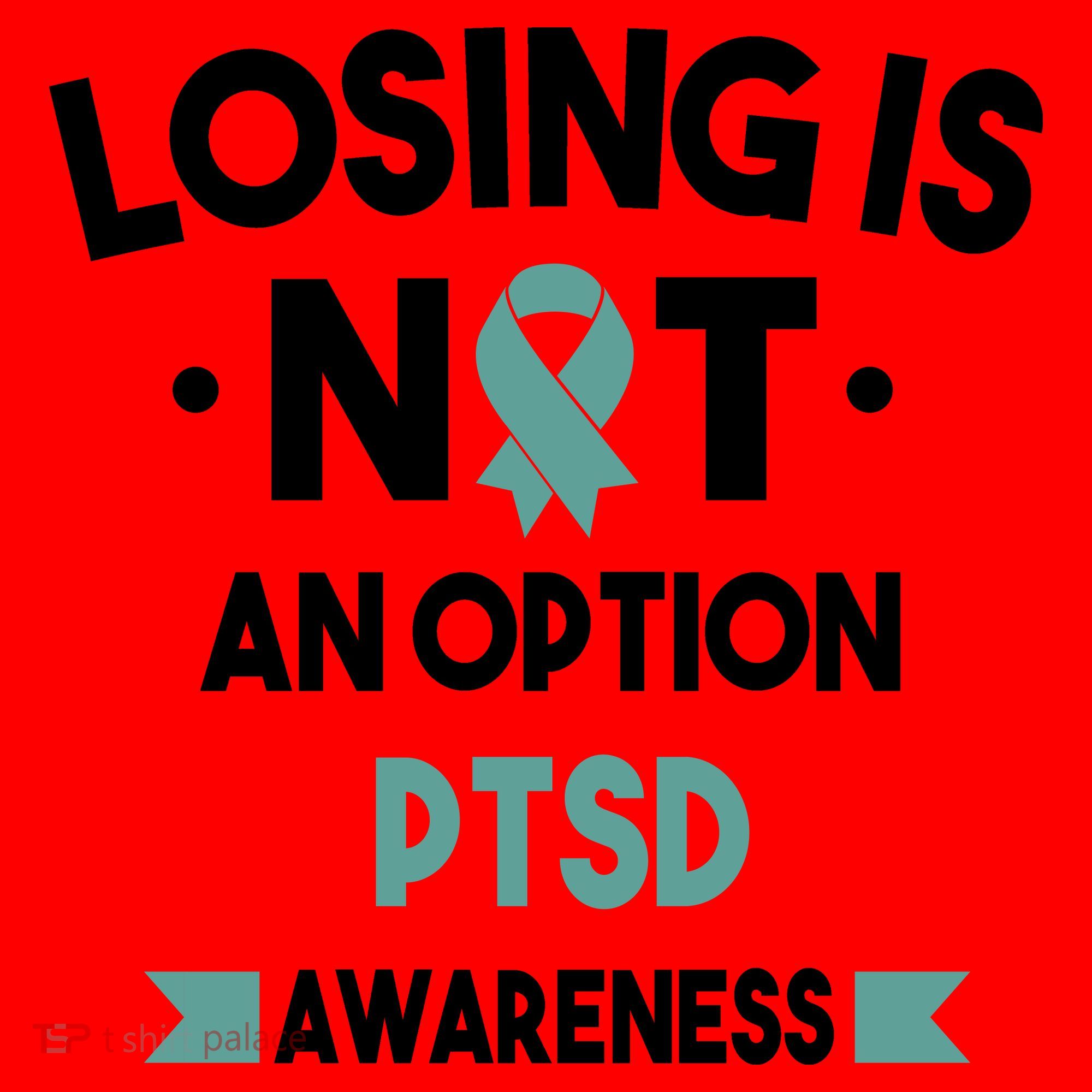 PTSD Losing Is Not An Option Santa Hat