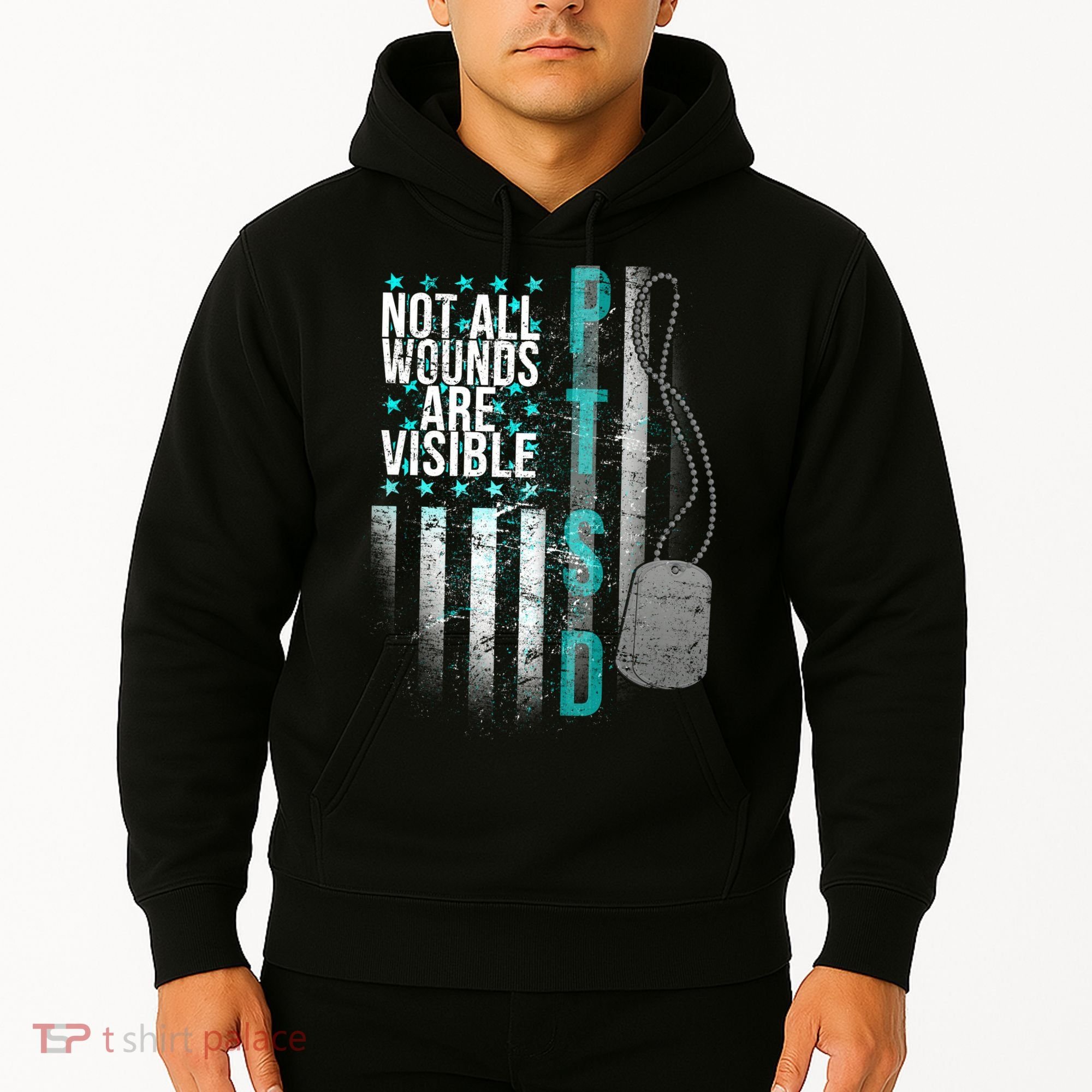 PTSD Veteran Not All Wounds Are Visible  Hoodie