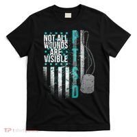 PTSD Veteran Not All Wounds Are Visible  T-Shirt thumb 0