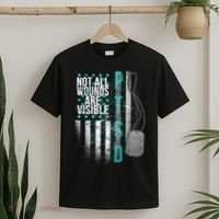 PTSD Veteran Not All Wounds Are Visible  T-Shirt thumb 2
