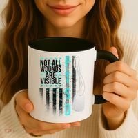 PTSD Veteran Not All Wounds Are Visible  Coffee Mug thumb 3