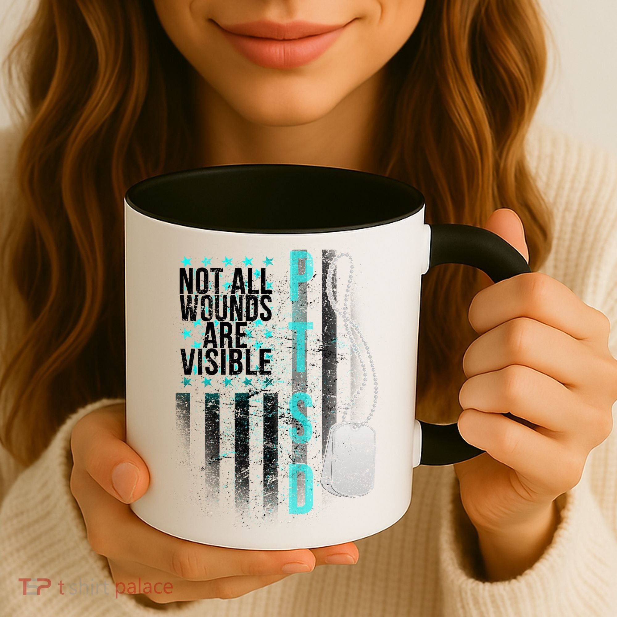 PTSD Veteran Not All Wounds Are Visible  Coffee Mug