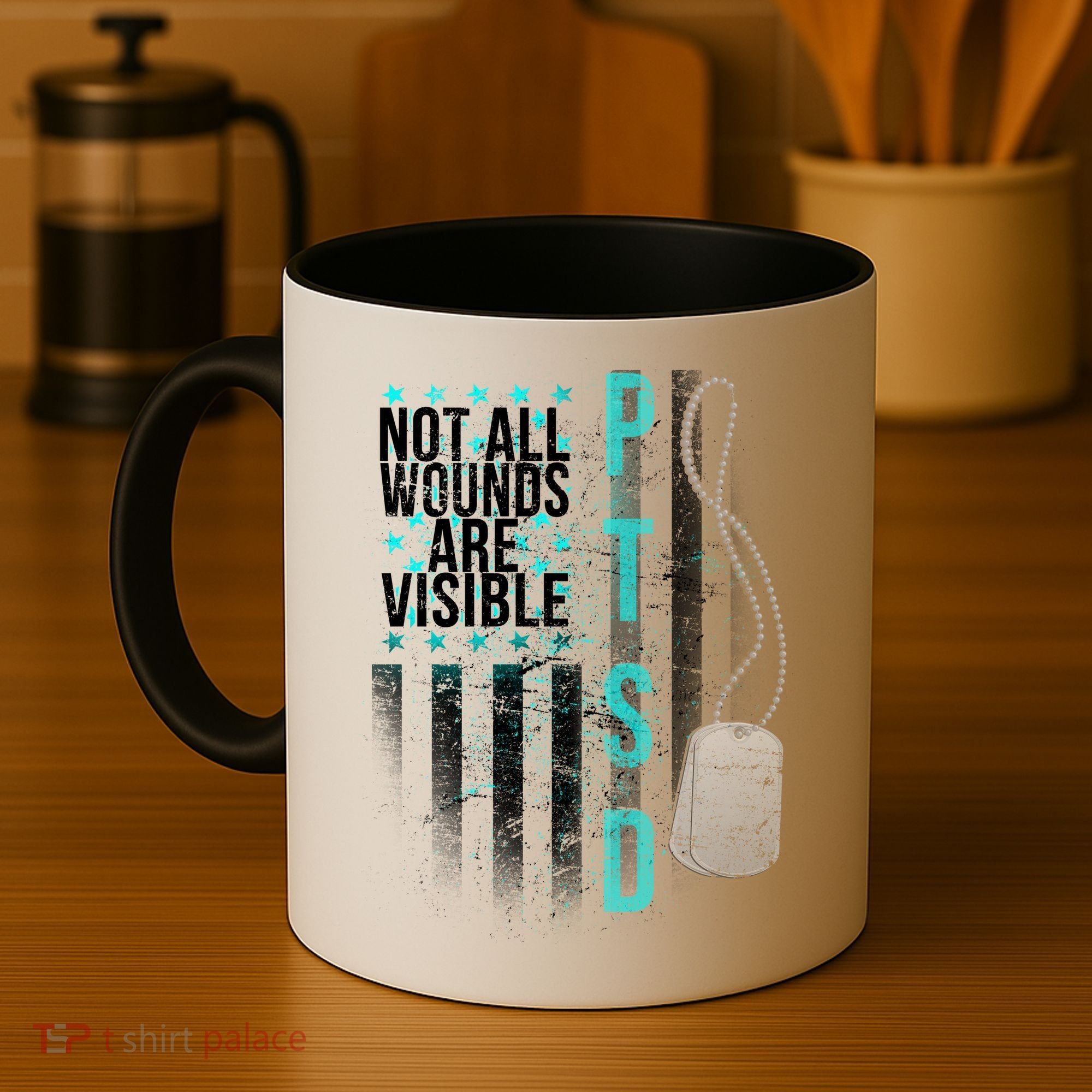 PTSD Veteran Not All Wounds Are Visible  Coffee Mug