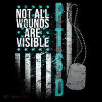 PTSD Veteran Not All Wounds Are Visible  Women's Hoodie thumb 2
