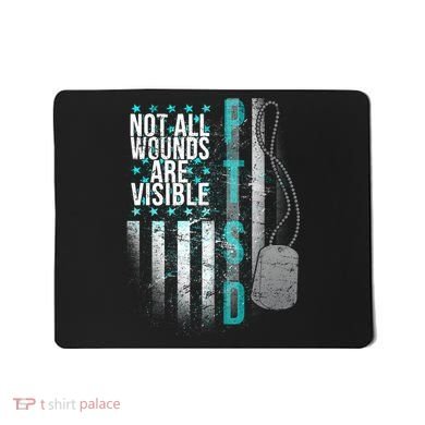 PTSD Veteran Not All Wounds Are Visible  Mousepad