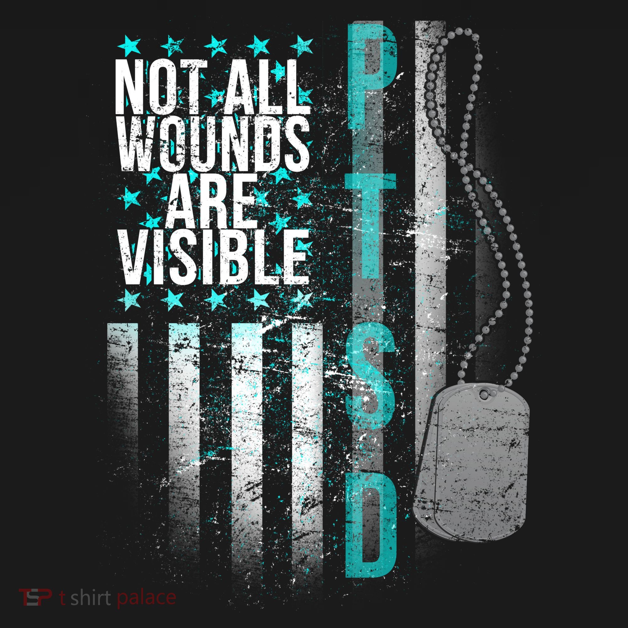 PTSD Veteran Not All Wounds Are Visible  Mousepad