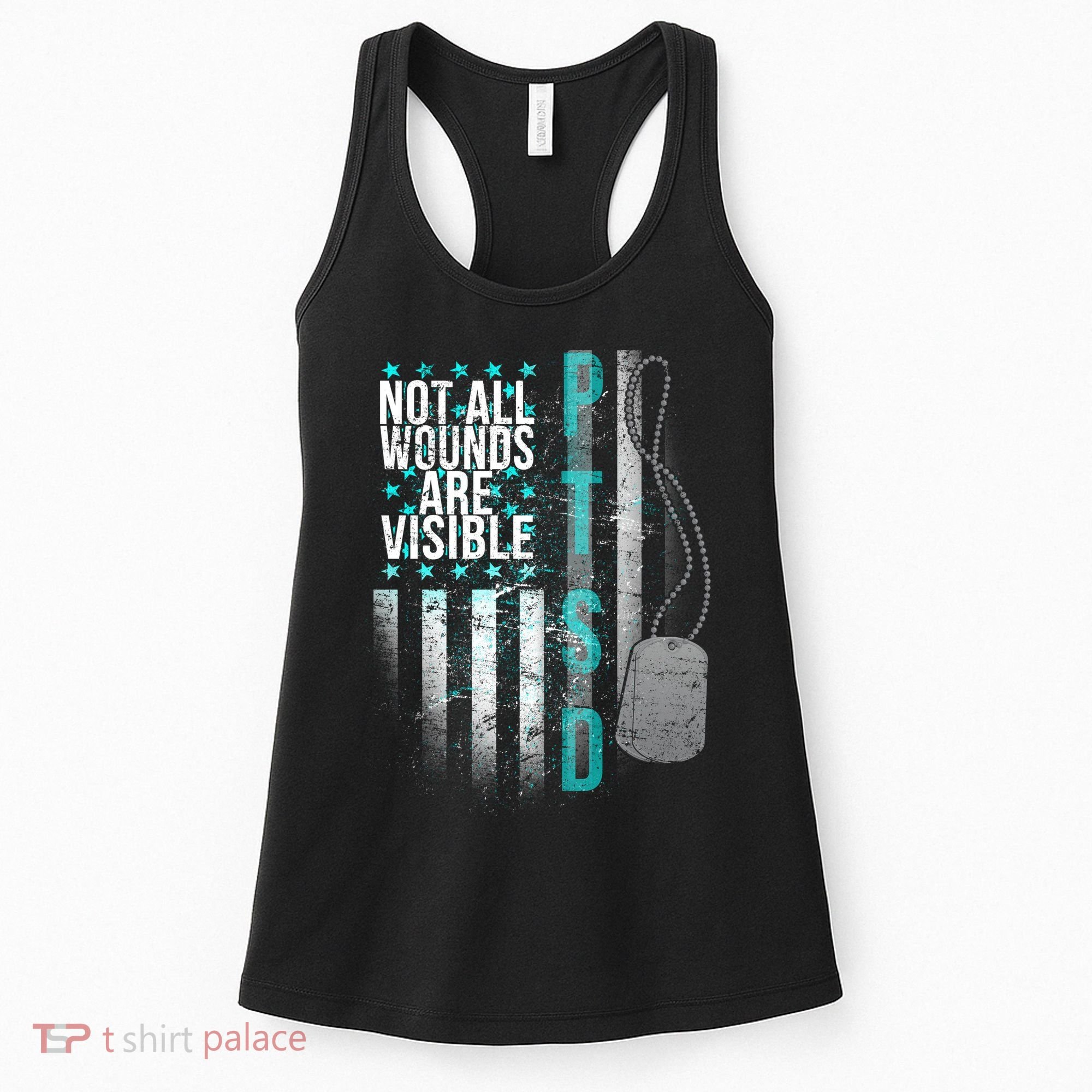 PTSD Veteran Not All Wounds Are Visible  Women's Tank Top