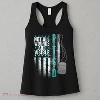PTSD Veteran Not All Wounds Are Visible  Women's Tank Top thumb 3