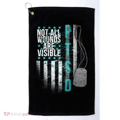 PTSD Veteran Not All Wounds Are Visible  Golf Towel