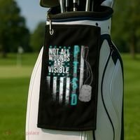 PTSD Veteran Not All Wounds Are Visible  Golf Towel thumb 2