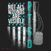 PTSD Veteran Not All Wounds Are Visible  Golf Towel thumb 3