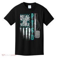 PTSD Veteran Not All Wounds Are Visible  Kids T-Shirt thumb 0