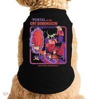 Portal To The Cat Dimension Halloween Doggie Tank thumb 0