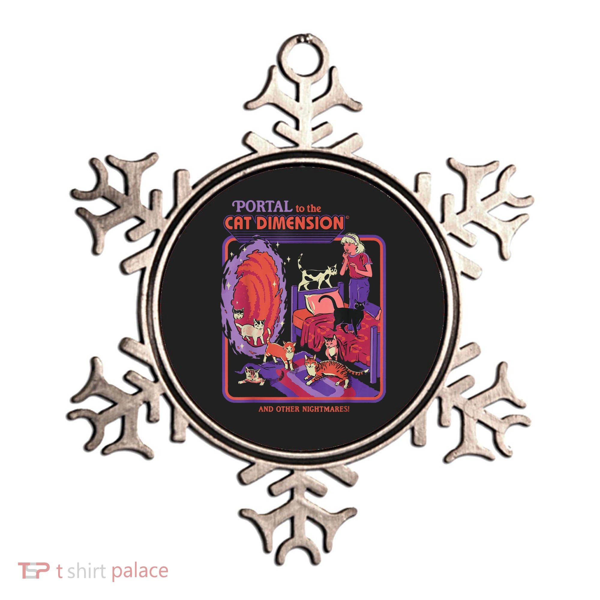 Portal To The Cat Dimension Halloween Ornament