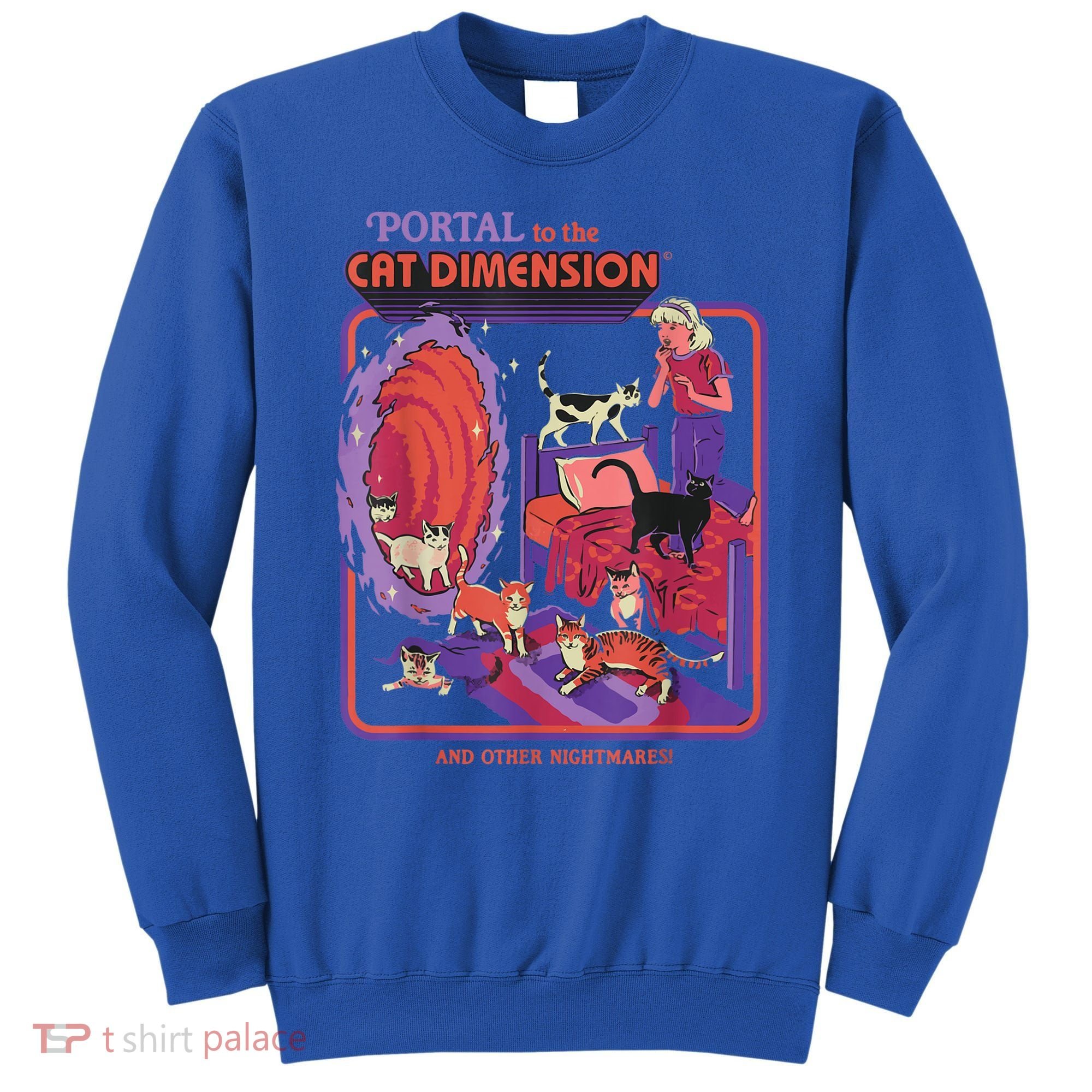 Portal To The Cat Dimension Halloween Sweatshirt