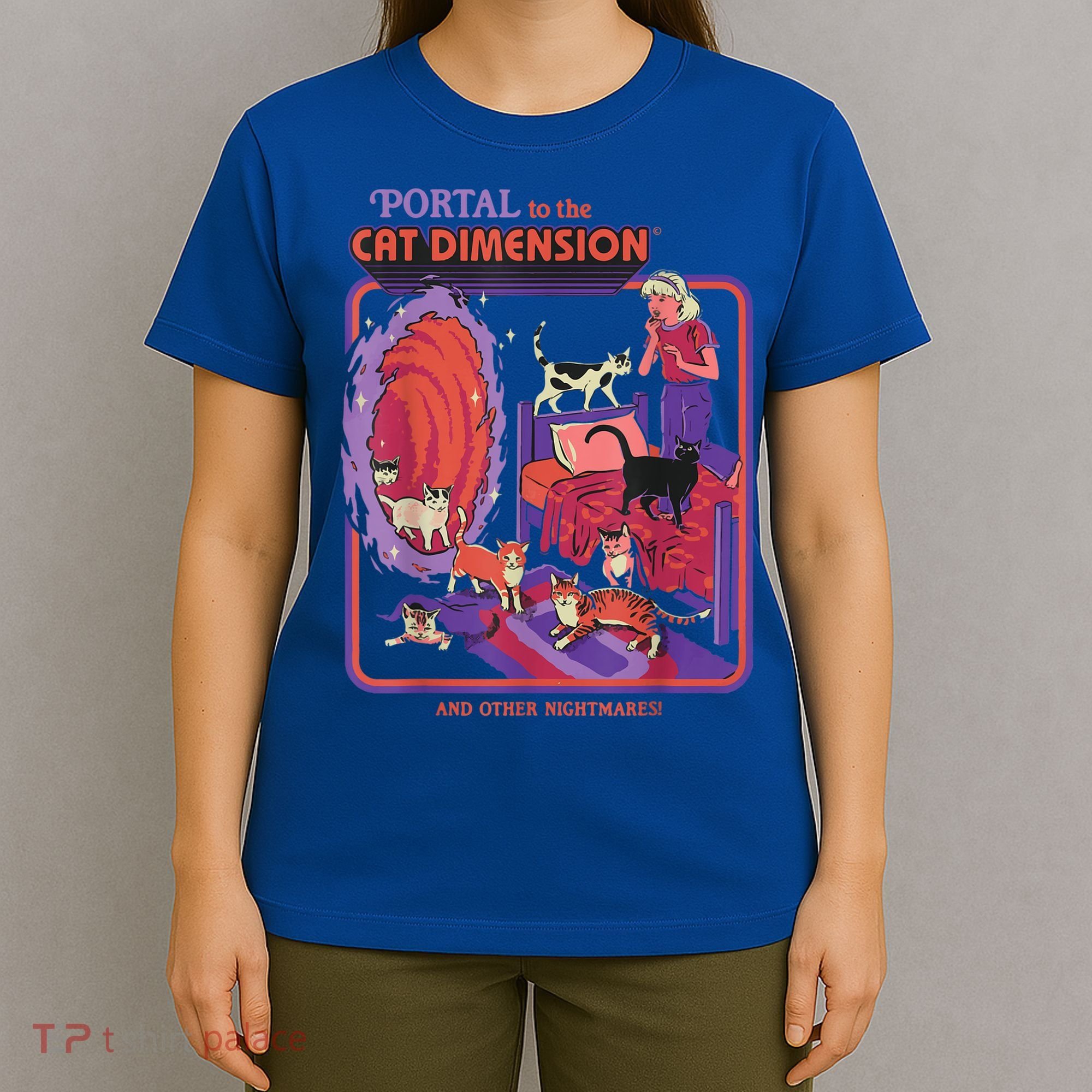 Portal To The Cat Dimension Halloween T-Shirt