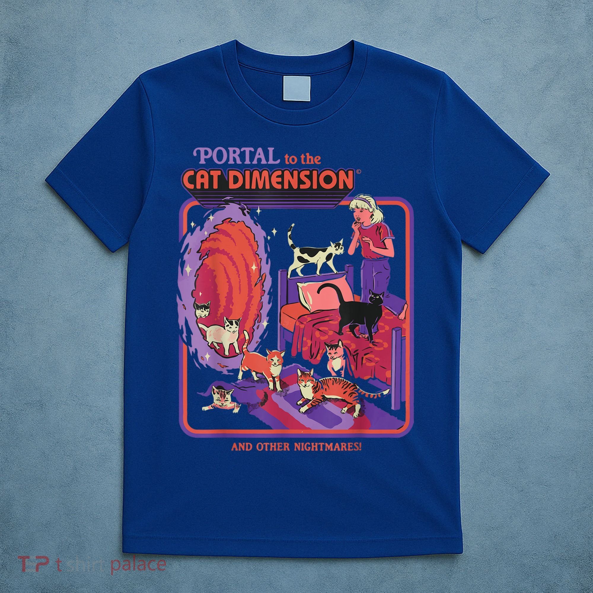 Portal To The Cat Dimension Halloween T-Shirt
