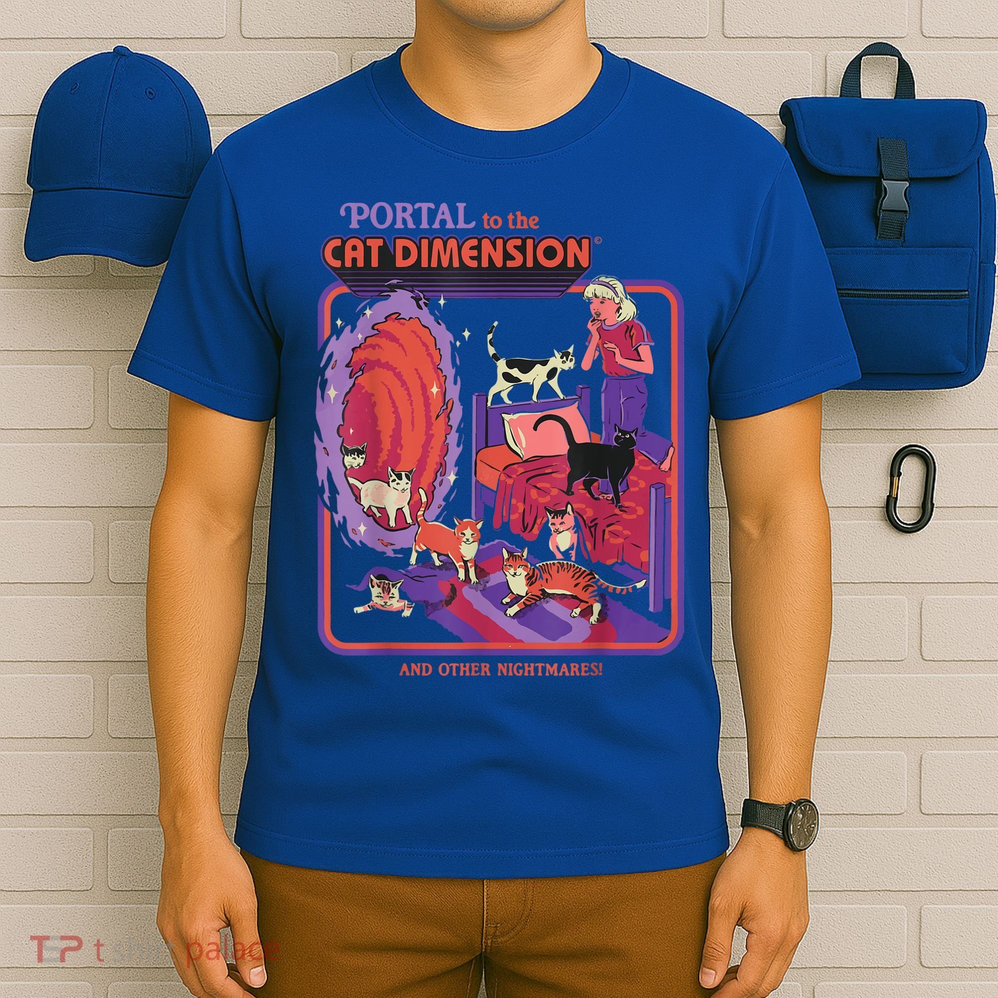Portal To The Cat Dimension Halloween T-Shirt
