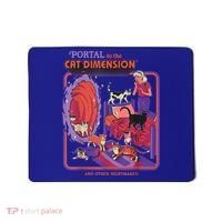Portal To The Cat Dimension Halloween Mousepad thumb 0