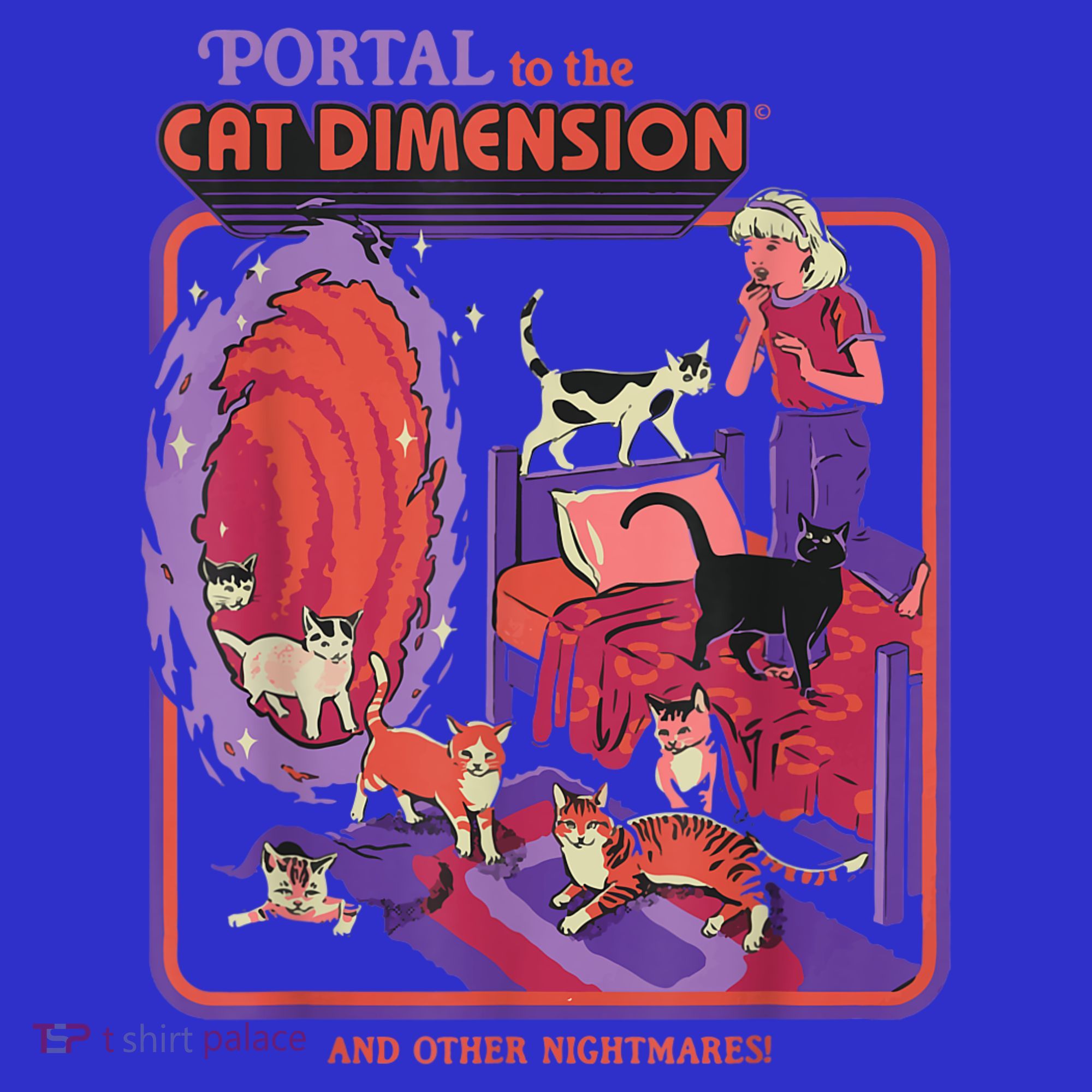 Portal To The Cat Dimension Halloween Women's Tank Top