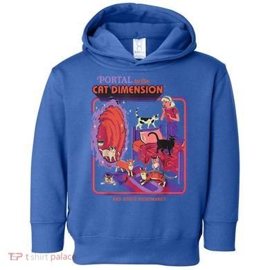 Portal To The Cat Dimension Halloween Toddler Hoodie
