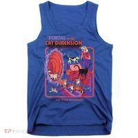 Portal To The Cat Dimension Halloween Tank Top thumb 0