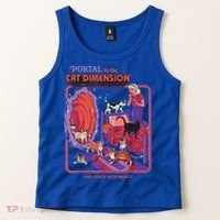 Portal To The Cat Dimension Halloween Tank Top thumb 2