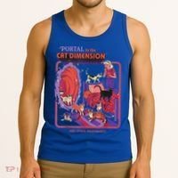 Portal To The Cat Dimension Halloween Tank Top thumb 3