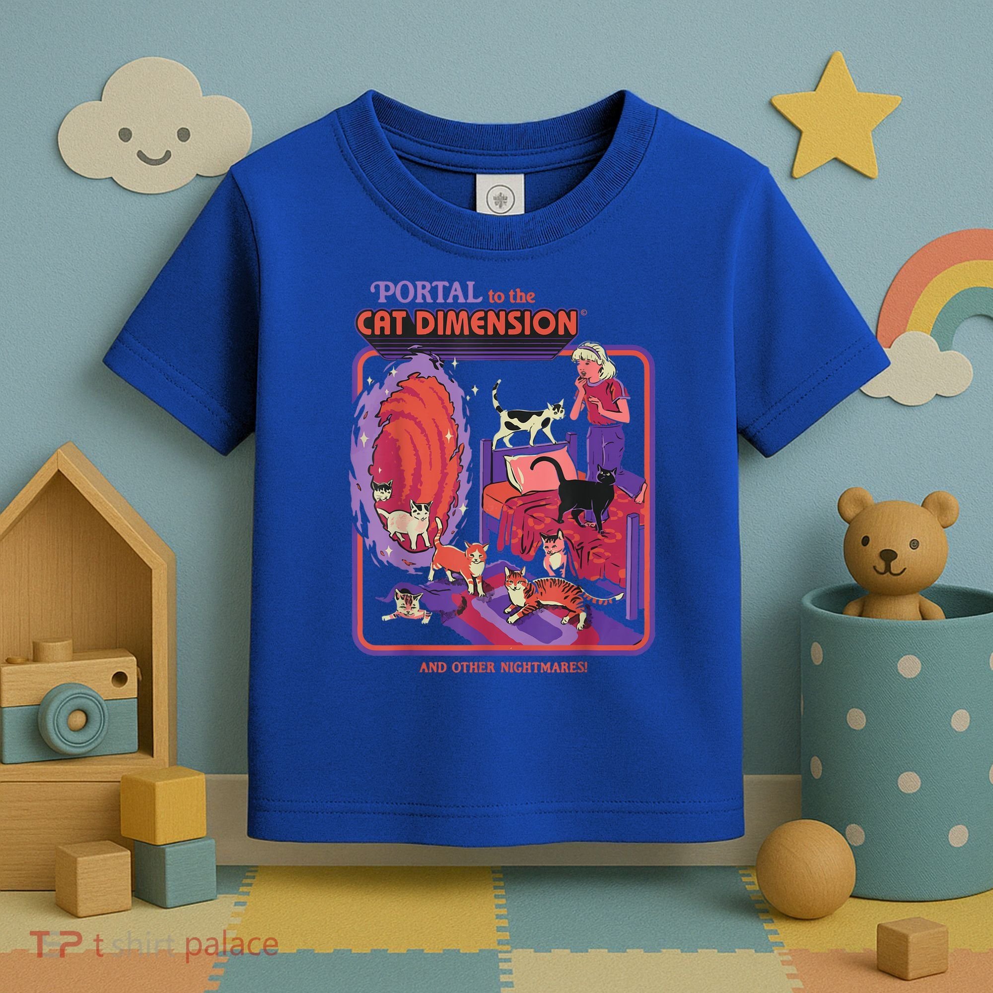 Portal To The Cat Dimension Halloween Toddler T-Shirt