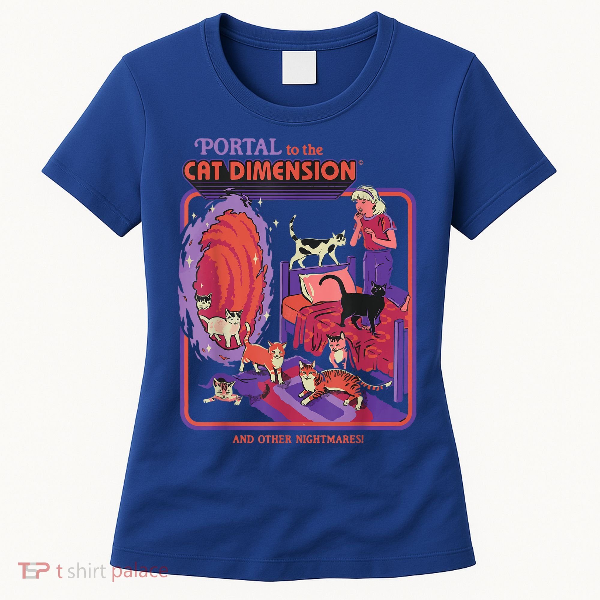 Portal To The Cat Dimension Halloween Women's T-Shirt