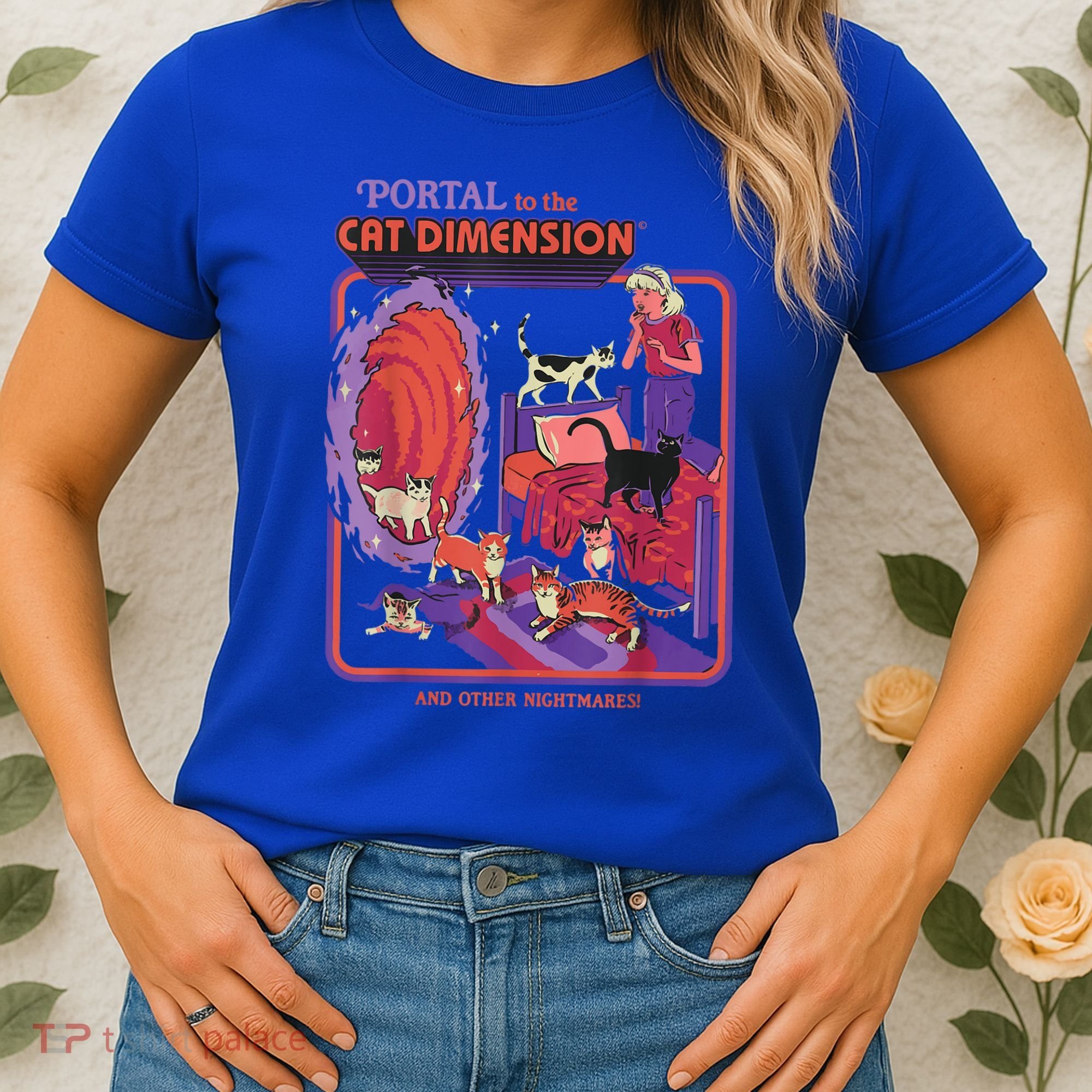Portal To The Cat Dimension Halloween Women's T-Shirt