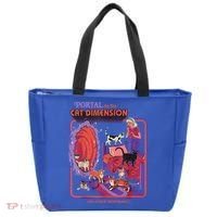 Portal To The Cat Dimension Halloween Tote Bag thumb 0