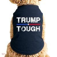 Patriotic Trump Tough Usa Doggie Tank thumb 0