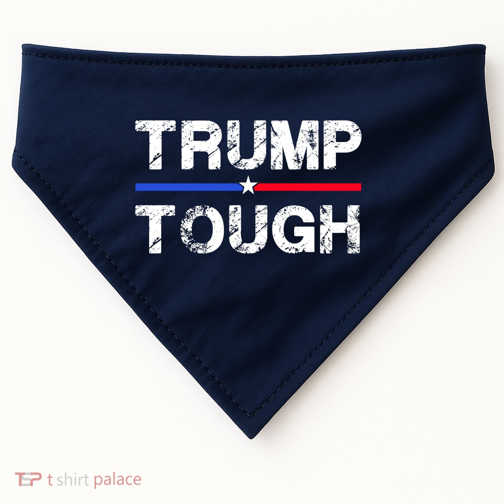 Patriotic Trump Tough Usa USA-Made Doggie Bandana