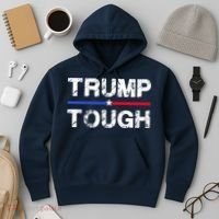 Patriotic Trump Tough Usa Hoodie thumb 3