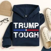 Patriotic Trump Tough Usa Hoodie thumb 4